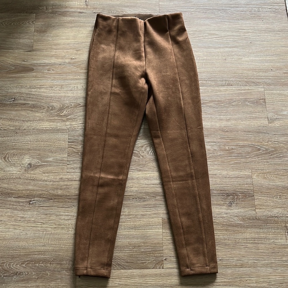 LOFT Suede Leggings XS